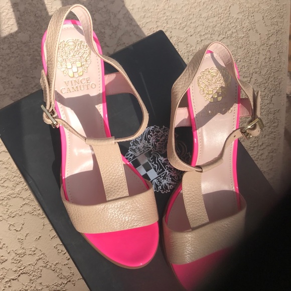 Vince Camuto Novasi Sandals Nude & pink size 9.5 - Picture 3 of 9